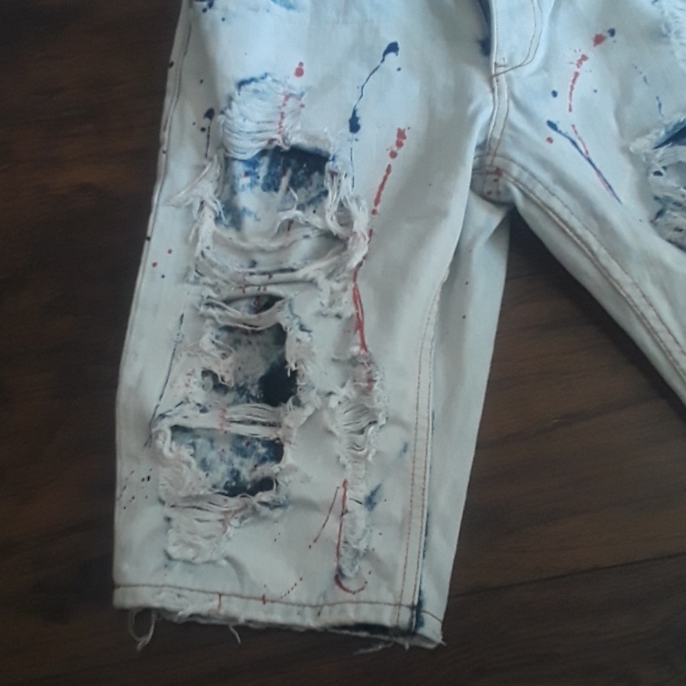 The Heritage By America 76 Denim Distillery shorts - Picture 2 of 16